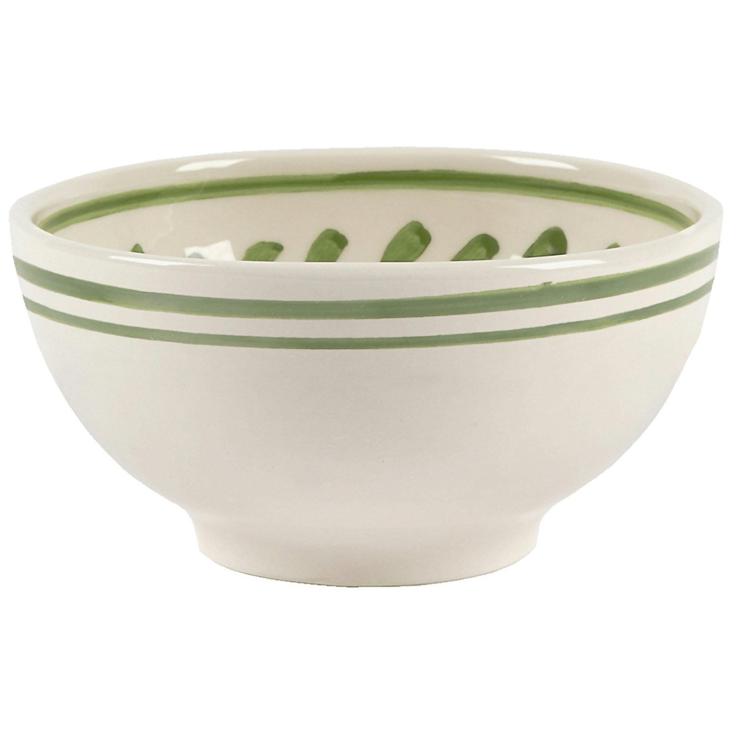 Pick a Poppy Cottage Flower Sk&aring;l 14 Cm - Dessertsk&aring;lar Lergods Gr&ouml;n