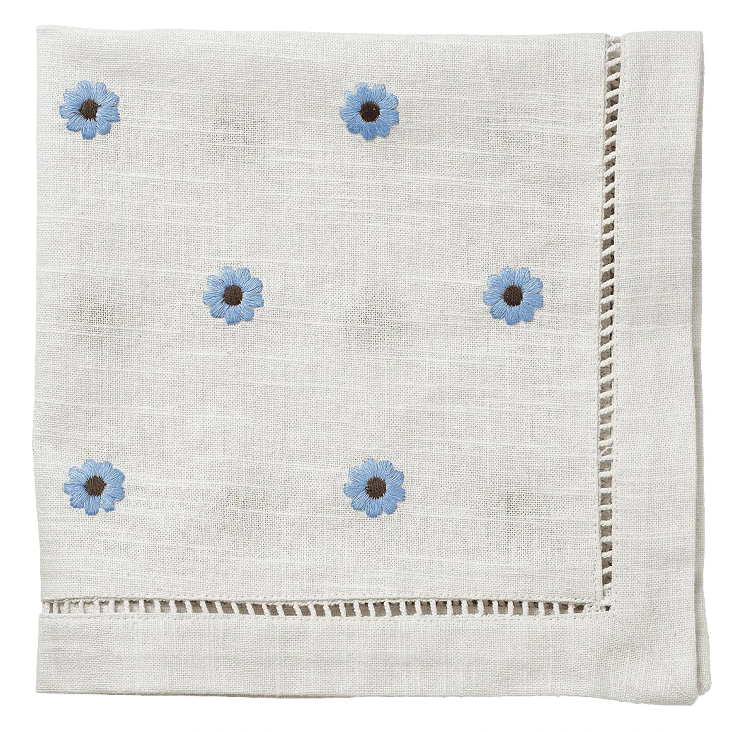 Pick a Poppy Daisy sservett 45x45 Cm - Servetter & Tillbehör Bomull Blå