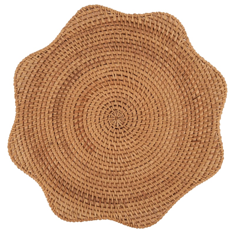 Scallop Bordstablett Rotting 36 cm, Natur