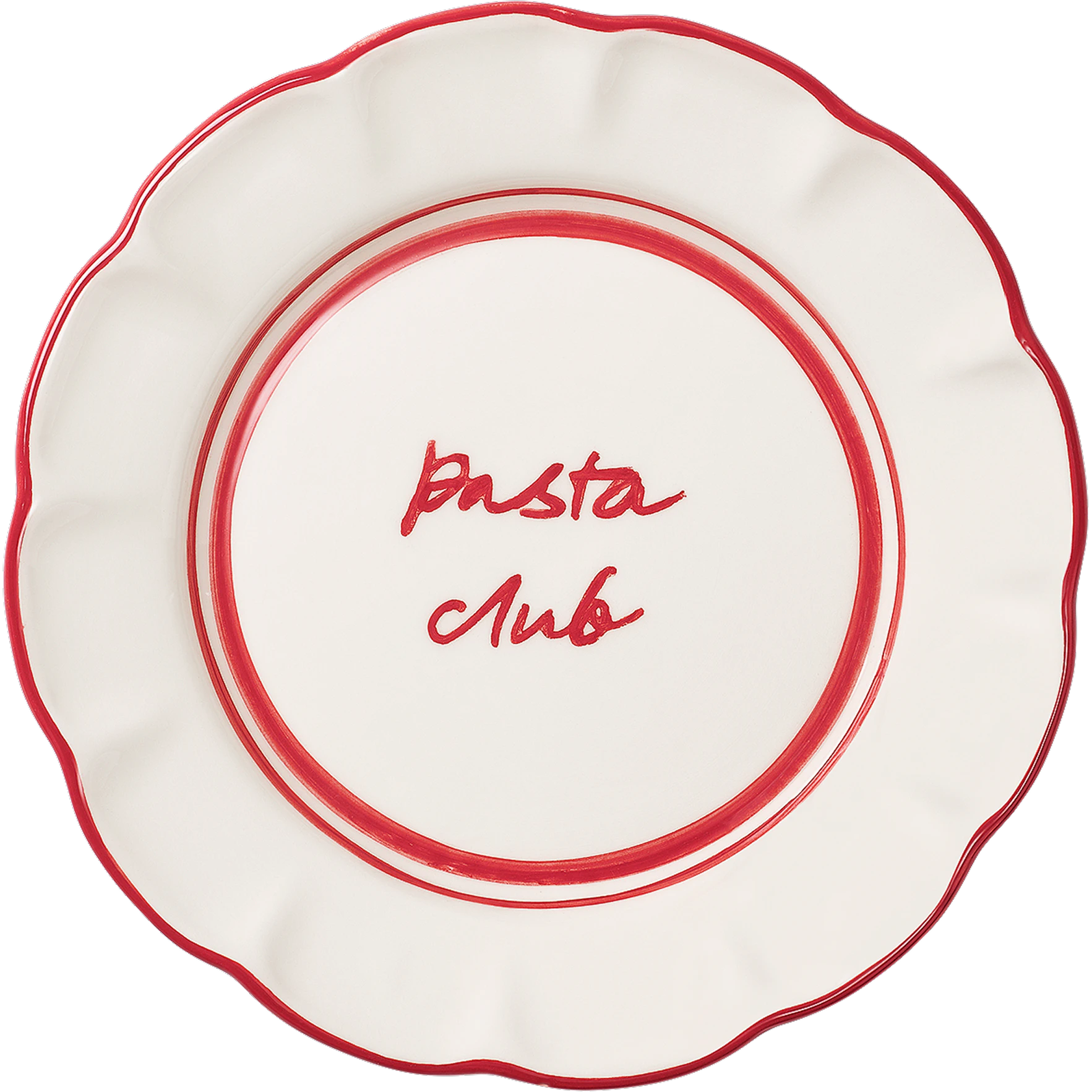 Pick a Poppy Bistro Assiett 21,5 Cm - Assietter Lergods R&ouml;d