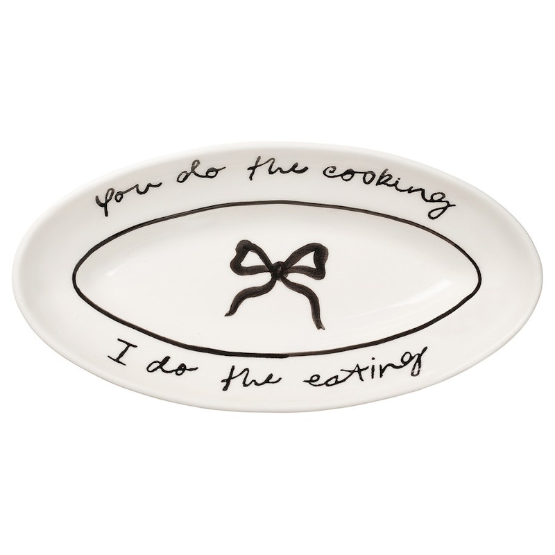 Bow Serveringstallrik 26 cm, Svart