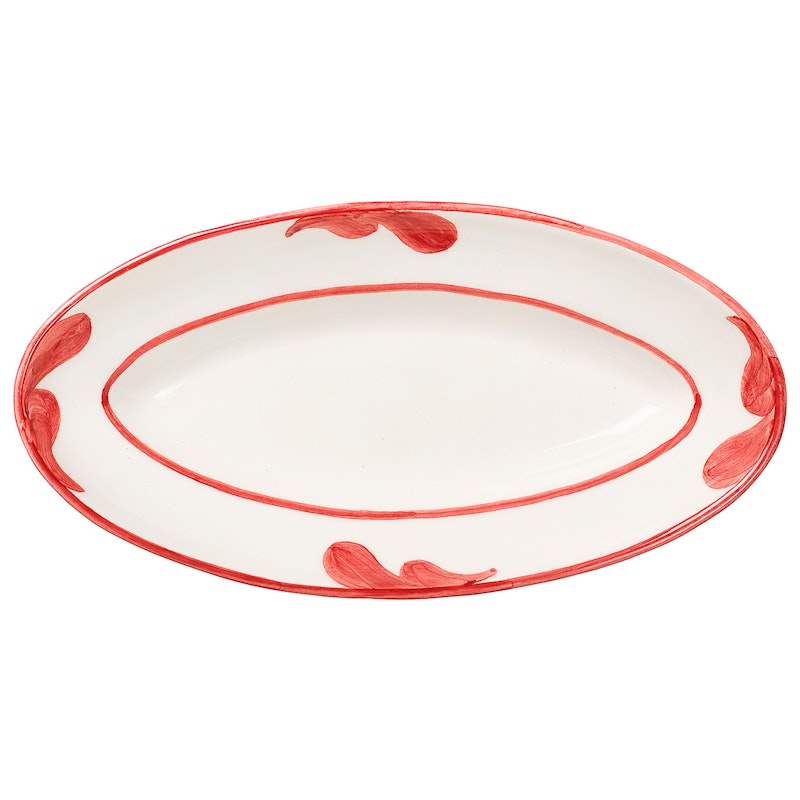 New Classic Serveringstallrik 26 cm, Vinröd