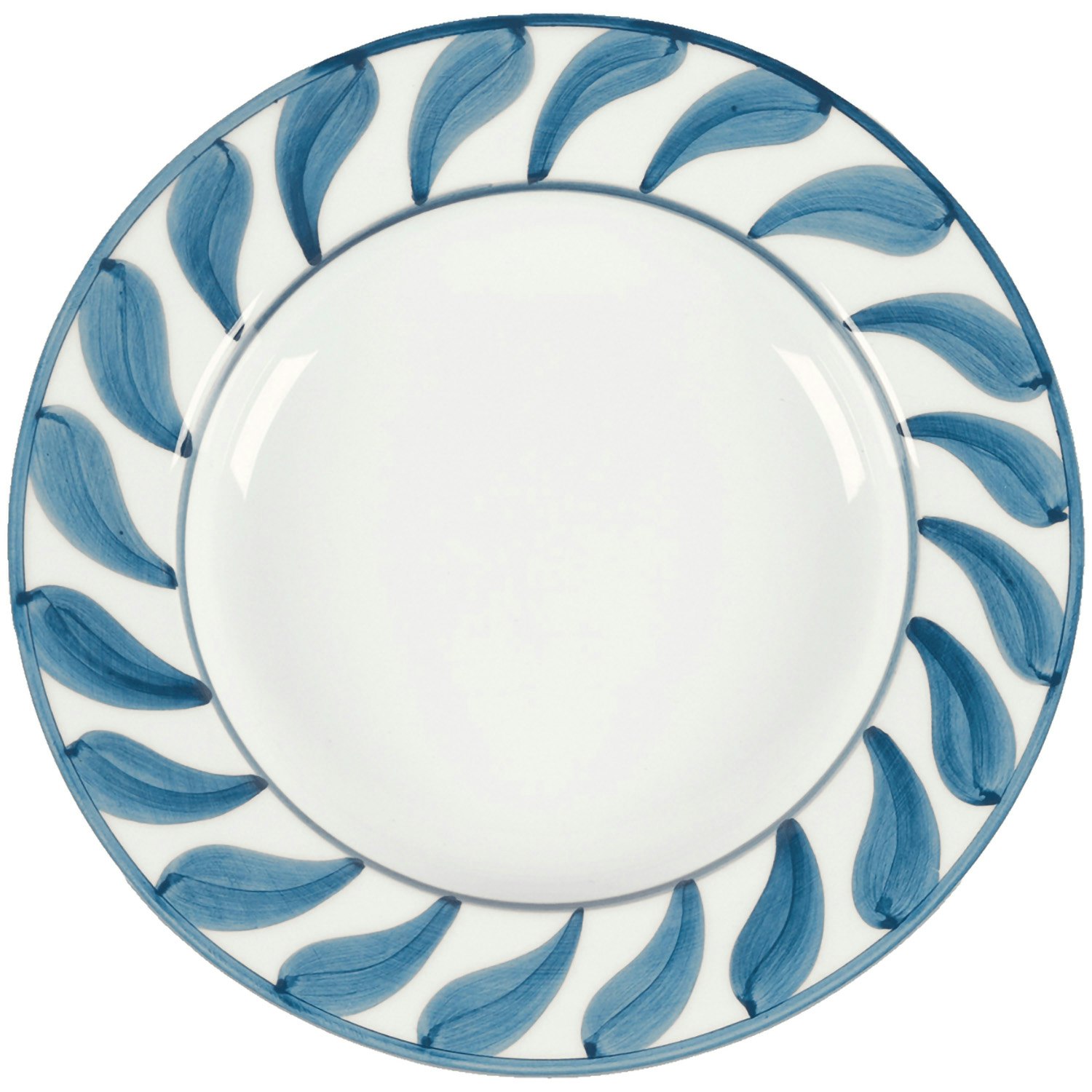 Pick a Poppy Swirl Djup Tallrik 22 Cm - Djupa tallrikar Lergods Bl&aring;