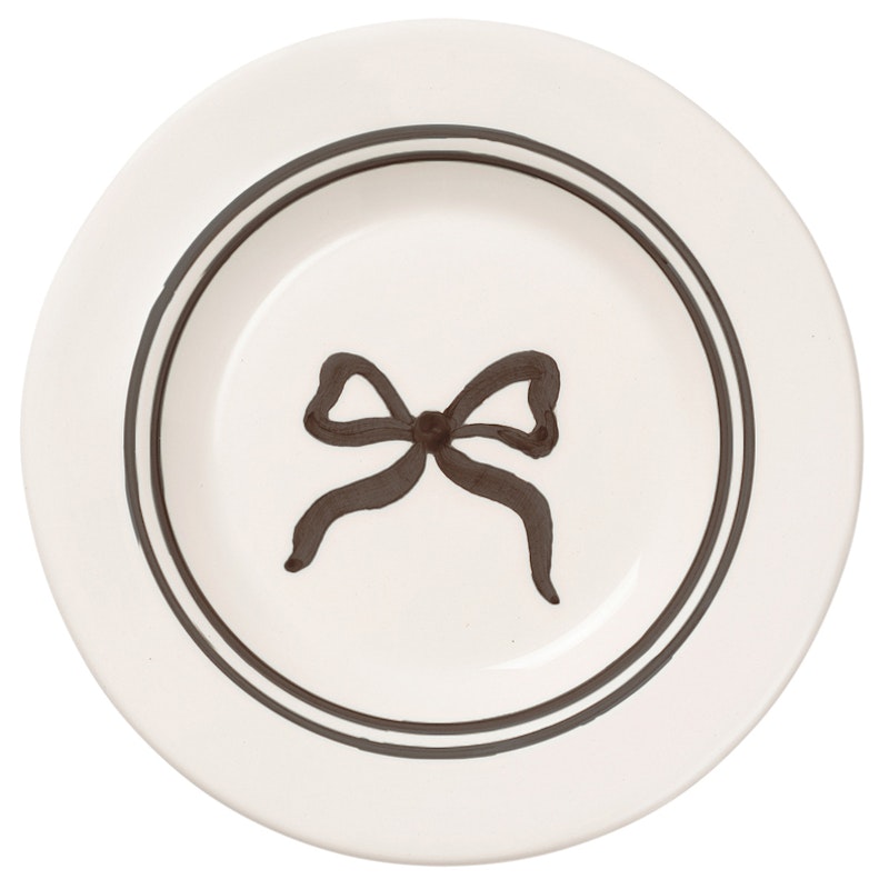 Bow Assiett 15 cm, Svart