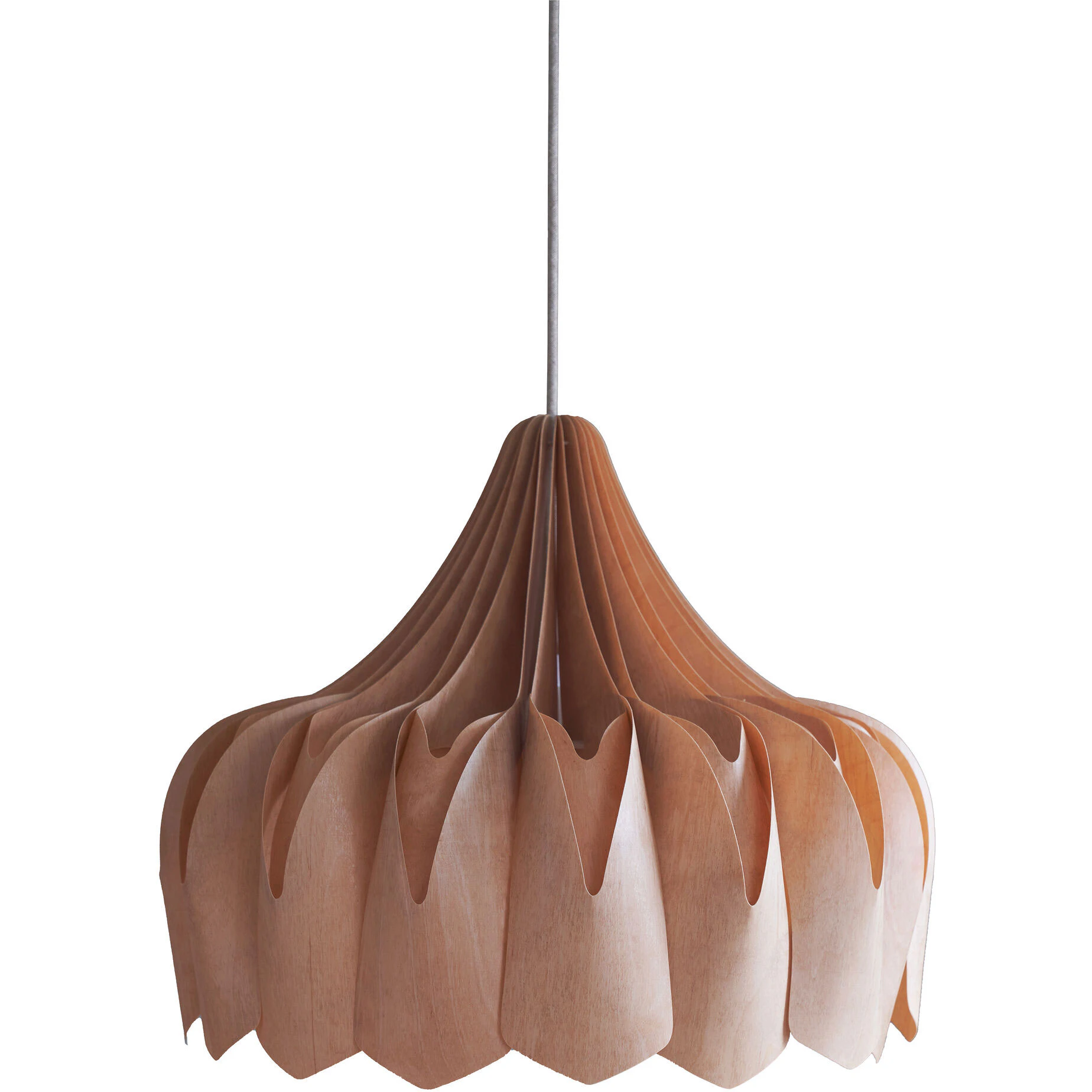Pilke Pioni Pendel 50 Cm - Pendellampor plywood Björk