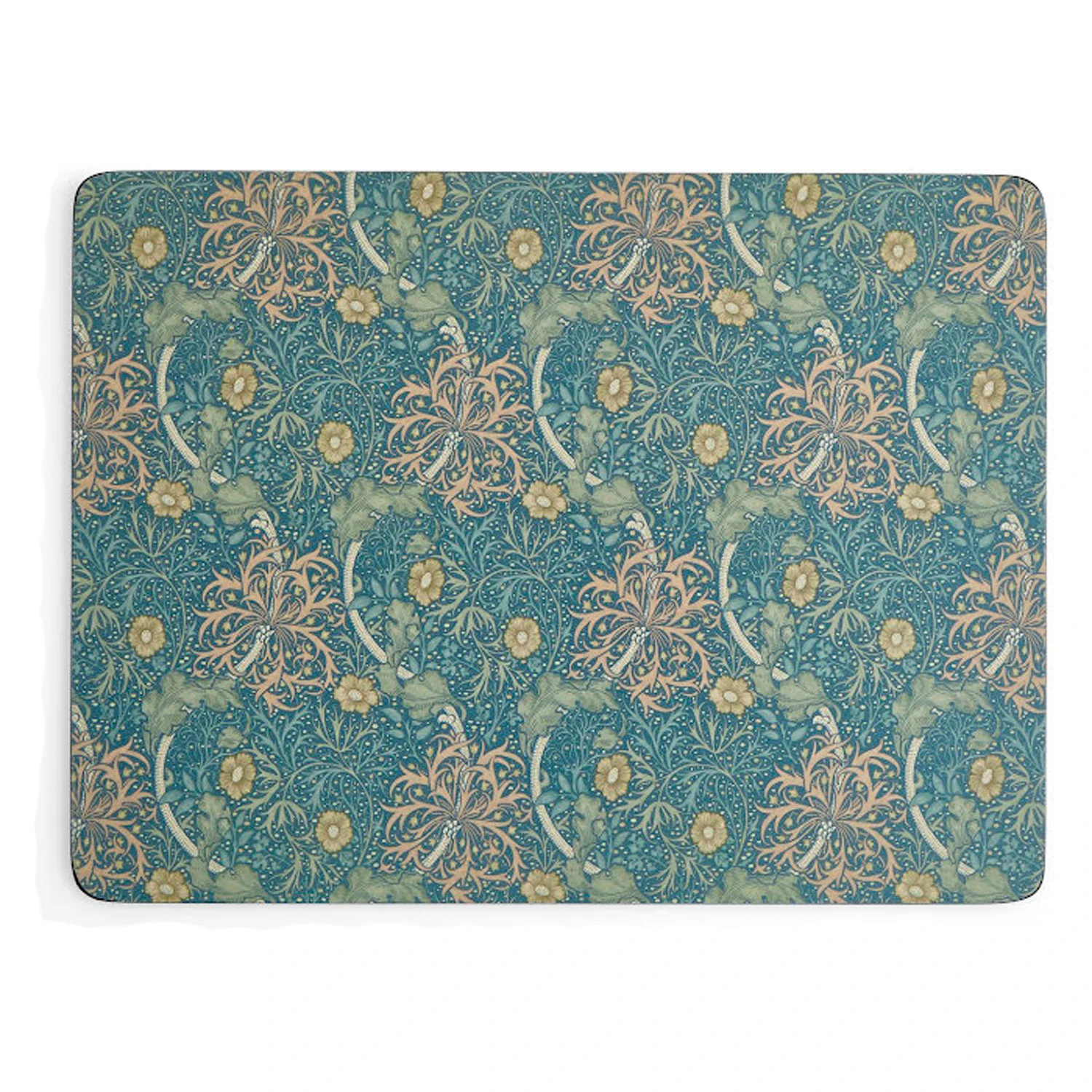Pimpernel William Morris & Co Bordstablett 4-pack Seaweed - Bordstabletter & Glasunderl&auml;gg Kork Gr&ouml;n