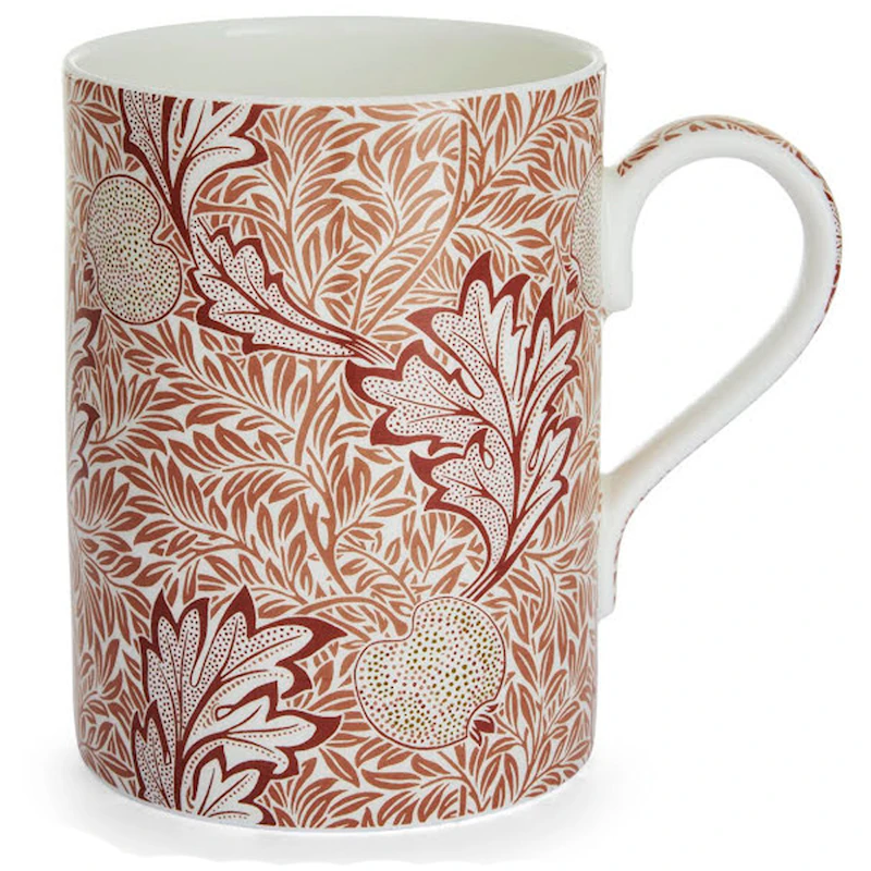William Morris & Co Mugg, Apple/Madder
