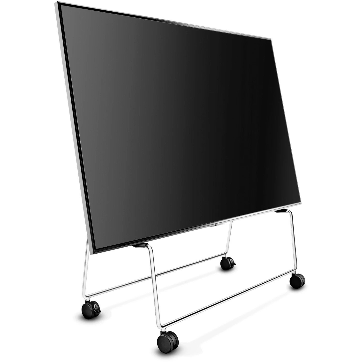 please wait to be seated carry tv-stativ med hjul - tv-bänkar & mediabänkar stål borstat stål