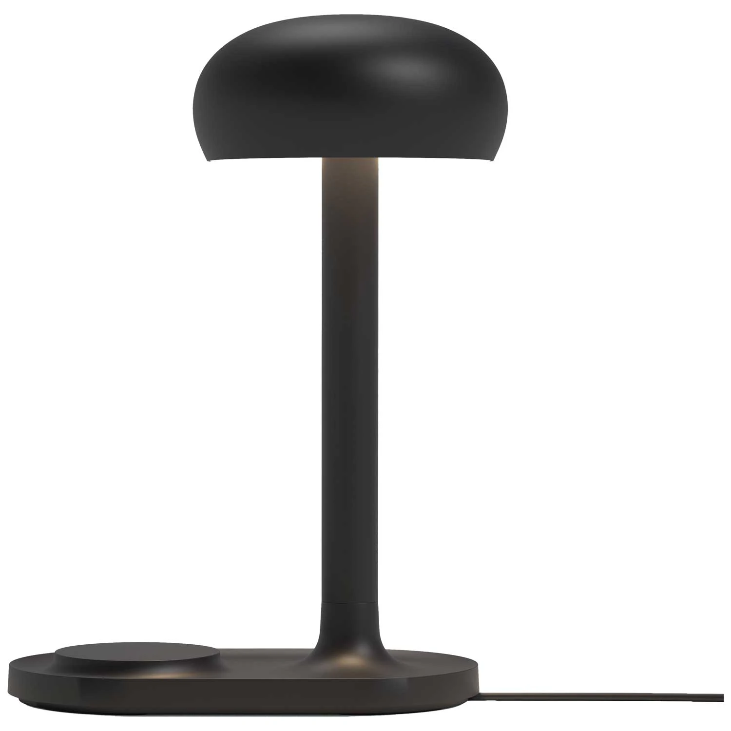 Please Wait To Be Seated Emendo Bordslampa Med Tr&aring;dl&ouml;s Laddare - Bordslampor Aluminium Svart
