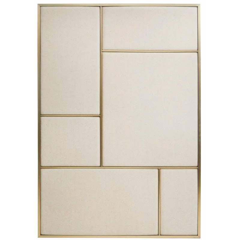 Nouveau Pin Anslagstavla Stor, Mässing / Canvas