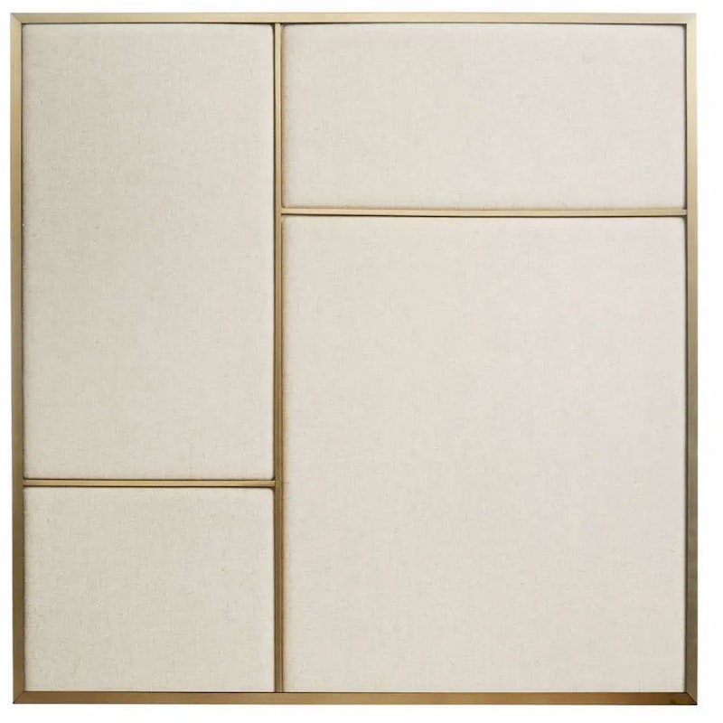 Nouveau Pin Anslagstavla Medium, Mässing / Canvas