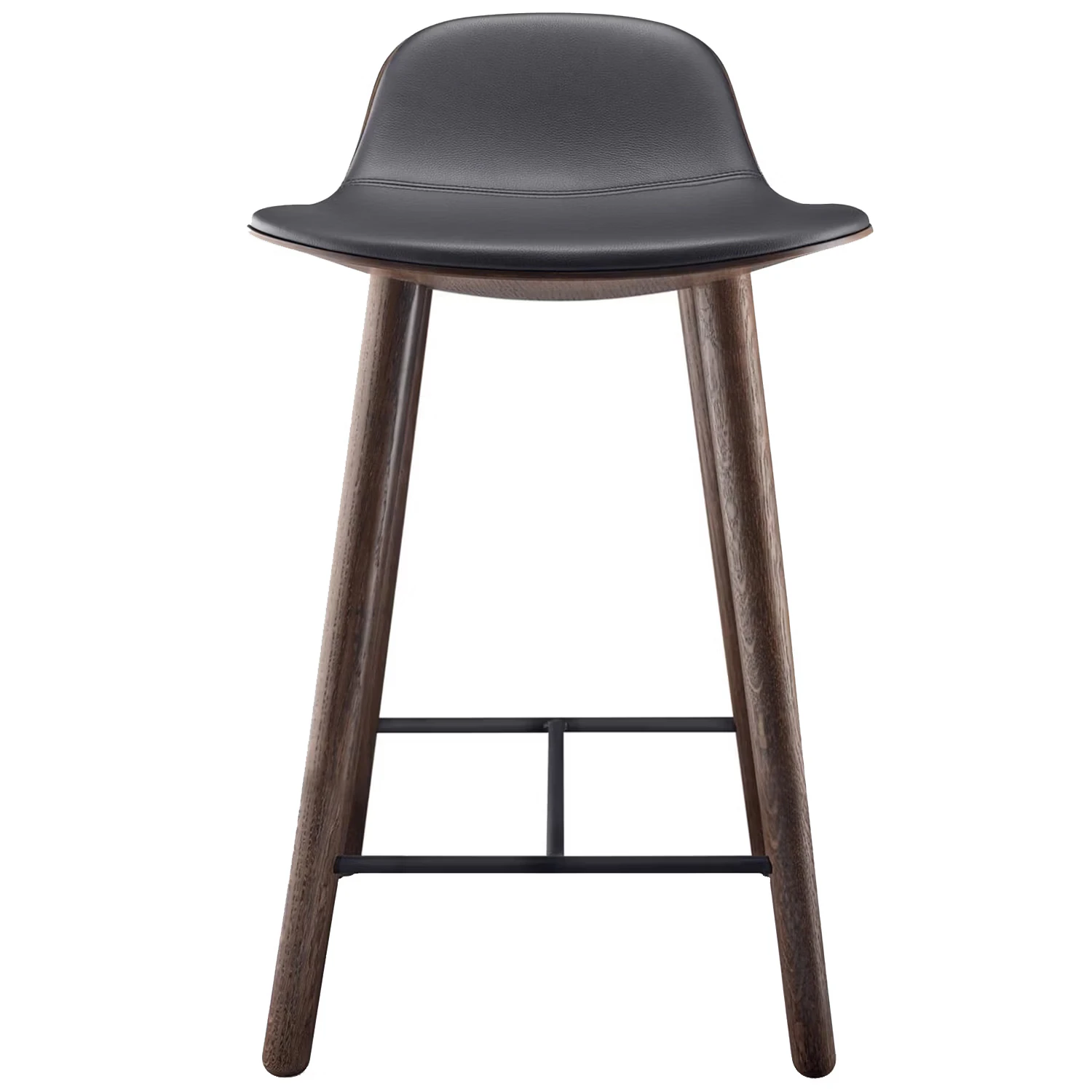 Please Wait To Be Seated Yuuga Barstol H65 Cm Smoked Oak/ - Barstolar Ek Svart