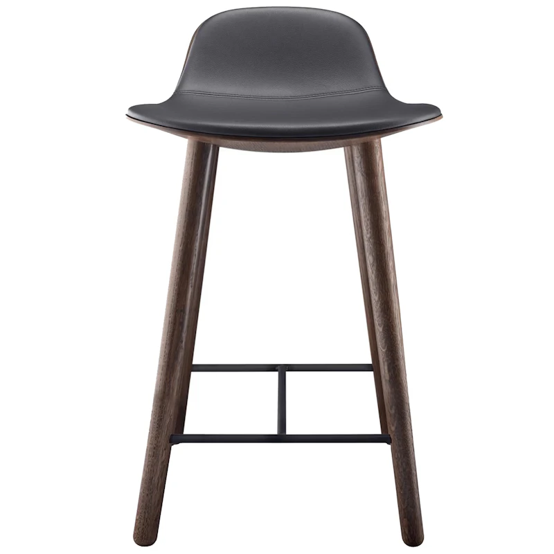 Yuuga Barstol H65 cm, Smoked Oak/Svart