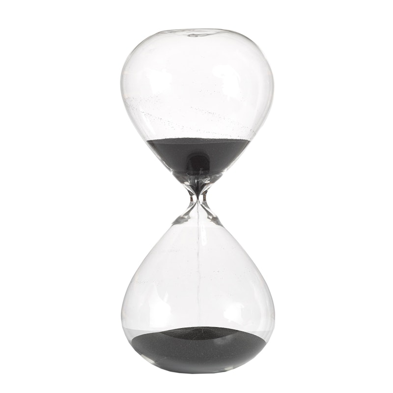Ball timglas M, svart