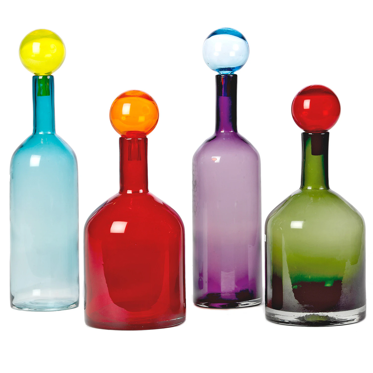 Polspotten Bubbles & Bottles Mix Set 4 Delar - Dekorativa Accessoarer Glas Multi