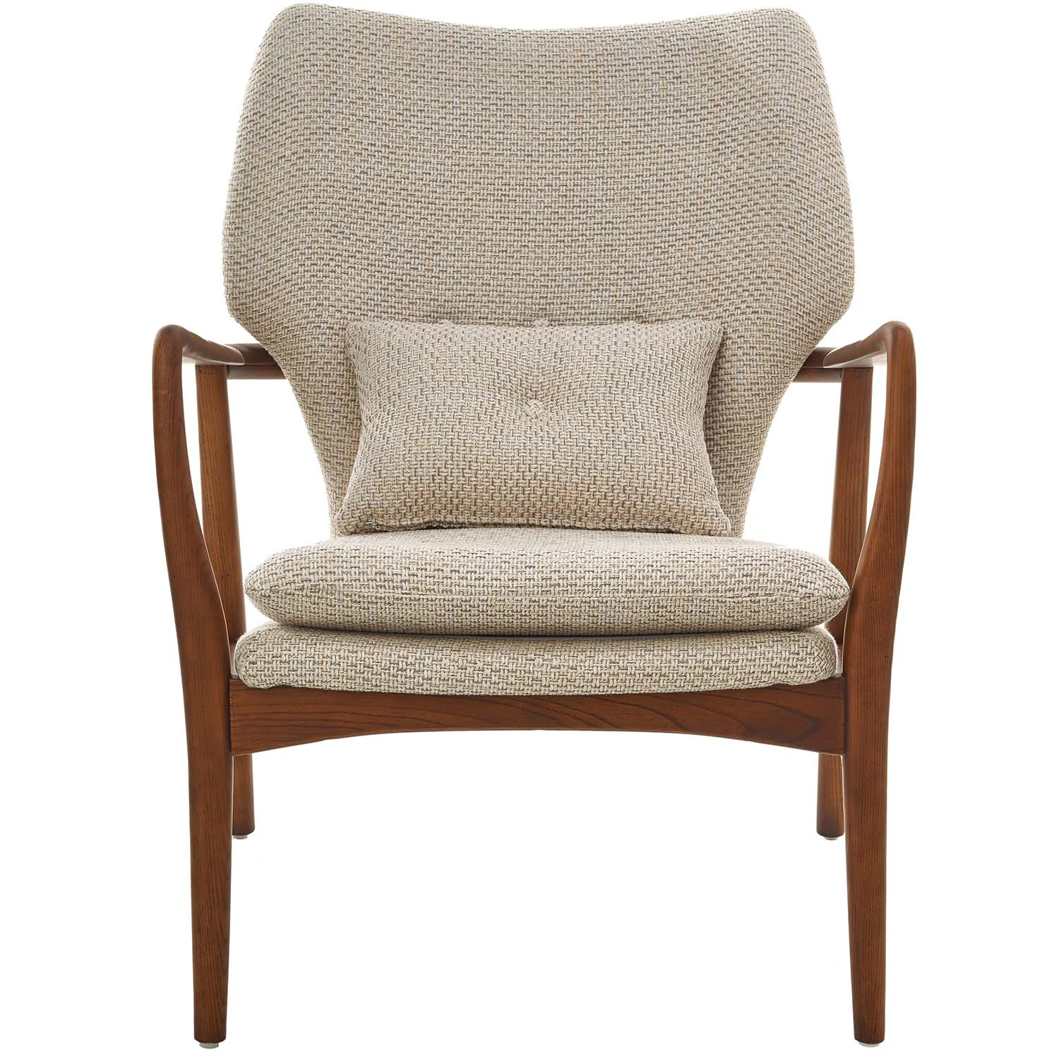 Polspotten Chair Peggy Fabric Rough Ecru - Textil Beige