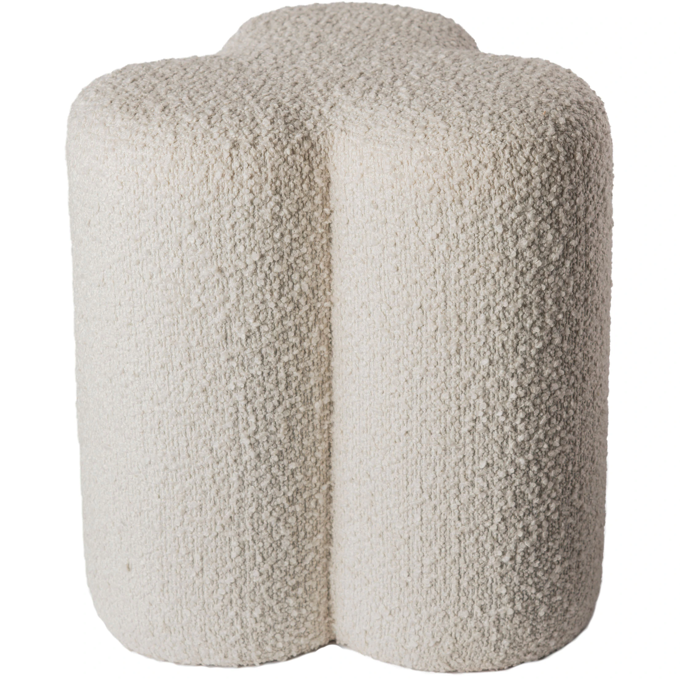 Polspotten Clover Pall - Pallar Bouclé Ecru