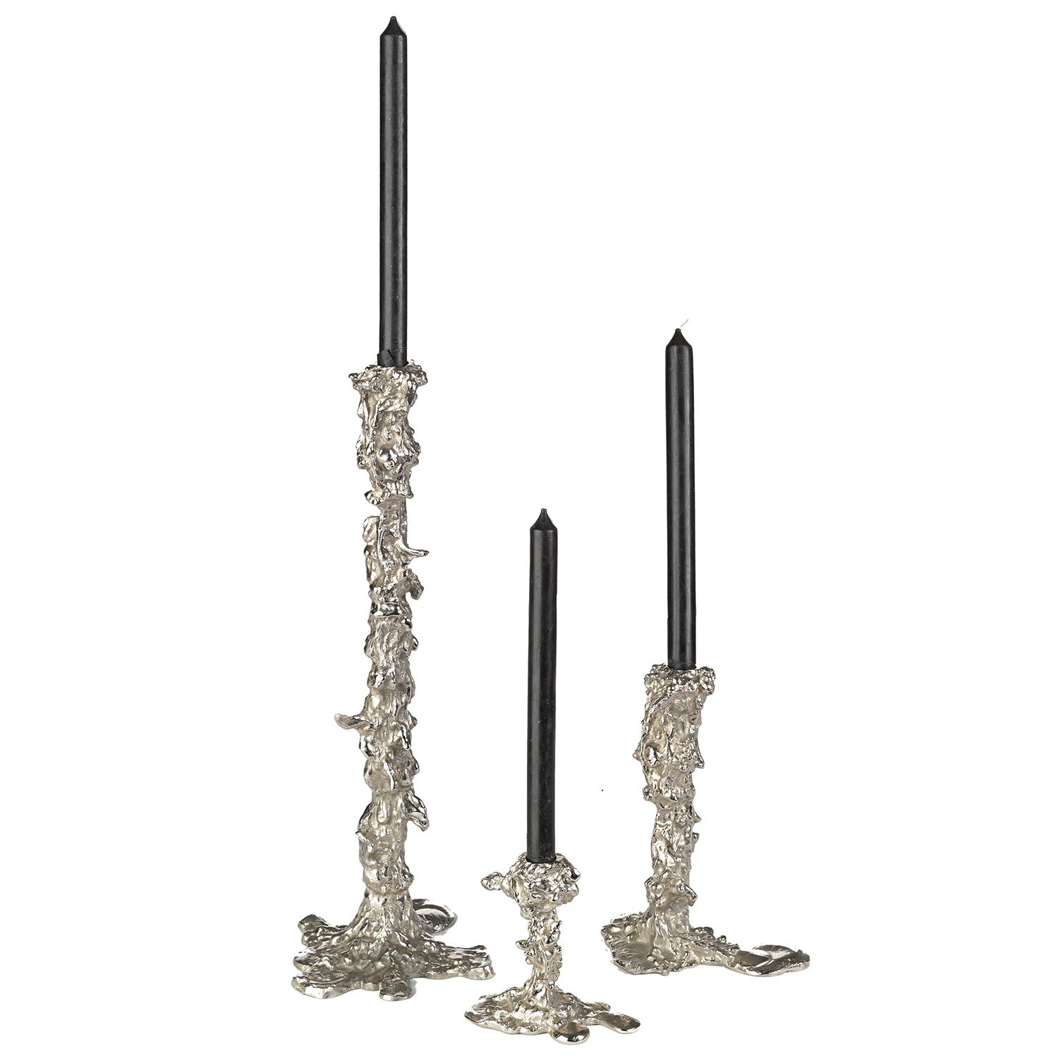 Polspotten Drip Ljusstake 25 Cm, silver från Polspotten, bild 2