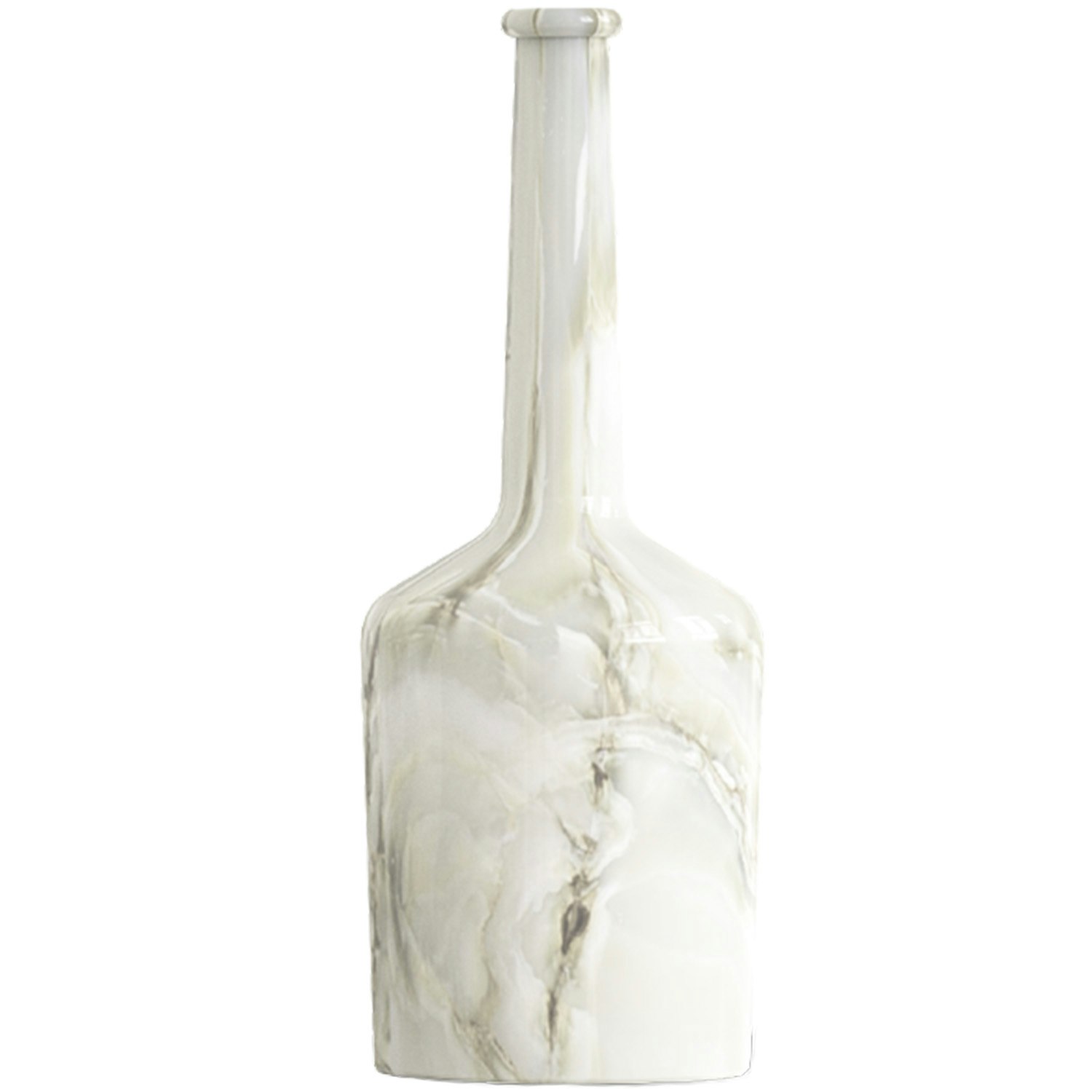 Polspotten Heritage Whiskey Ljusstake - Ljuslyktor Glas Vit