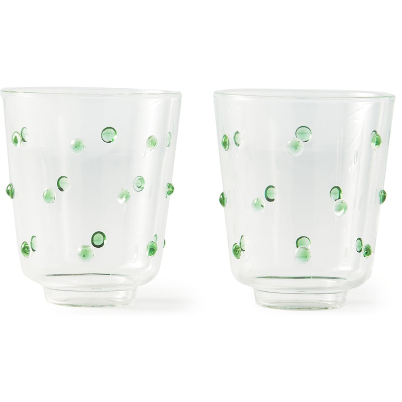 Nob Tumblerglas 2-pack, Grön