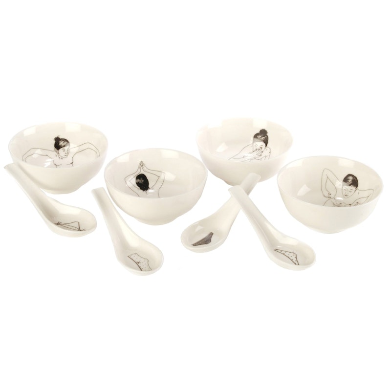 Undressed Skålar 4-Pack