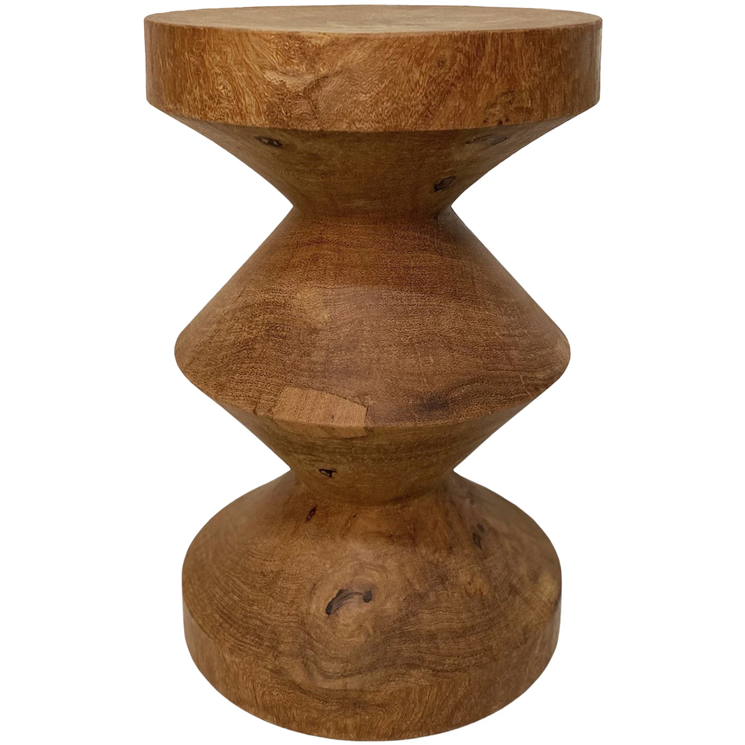 Polspotten Zig Zag Pall - Sidobord & Avlastningsbord Tr&auml; Konjak