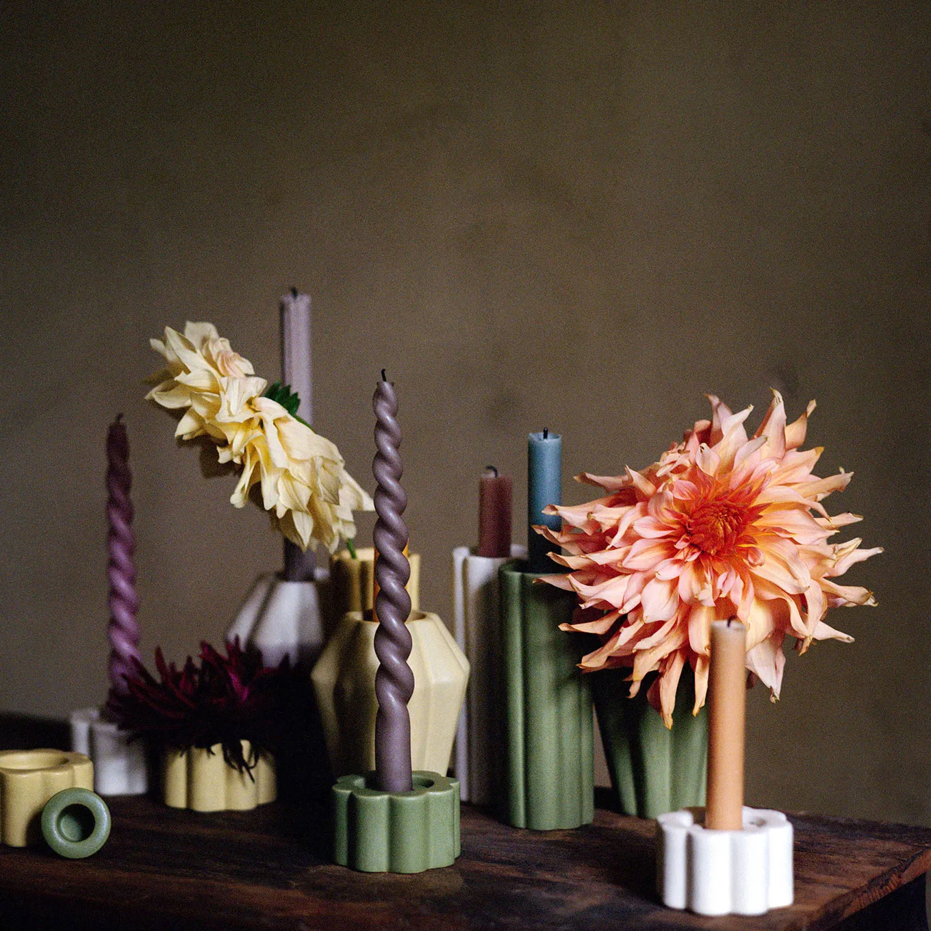 Potteryjo Birgit Vas / Ljusstake 5 Cm, pale yellow från Potteryjo, bild 3