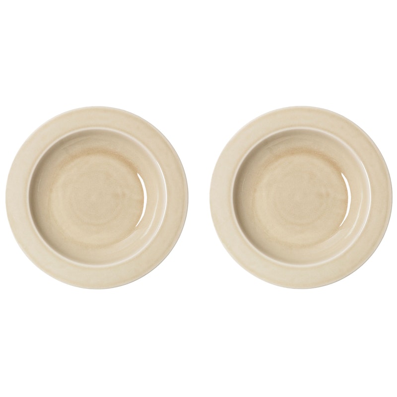 Daga Sopptallrik 2-pack 23,5 cm, Oat