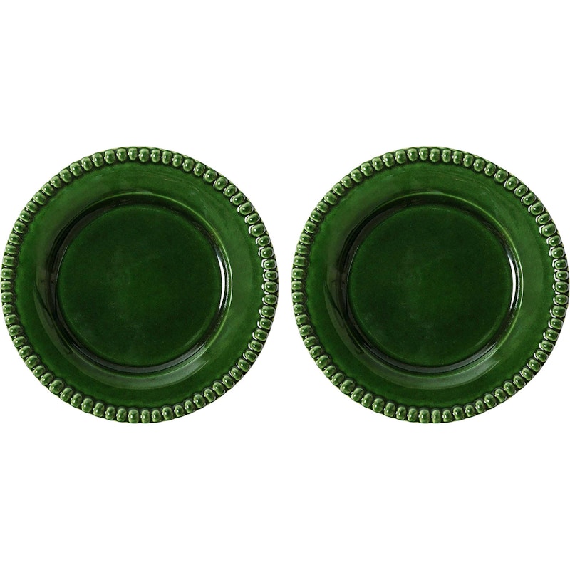 Daria Tallrik 18 cm 2-pack, Moss