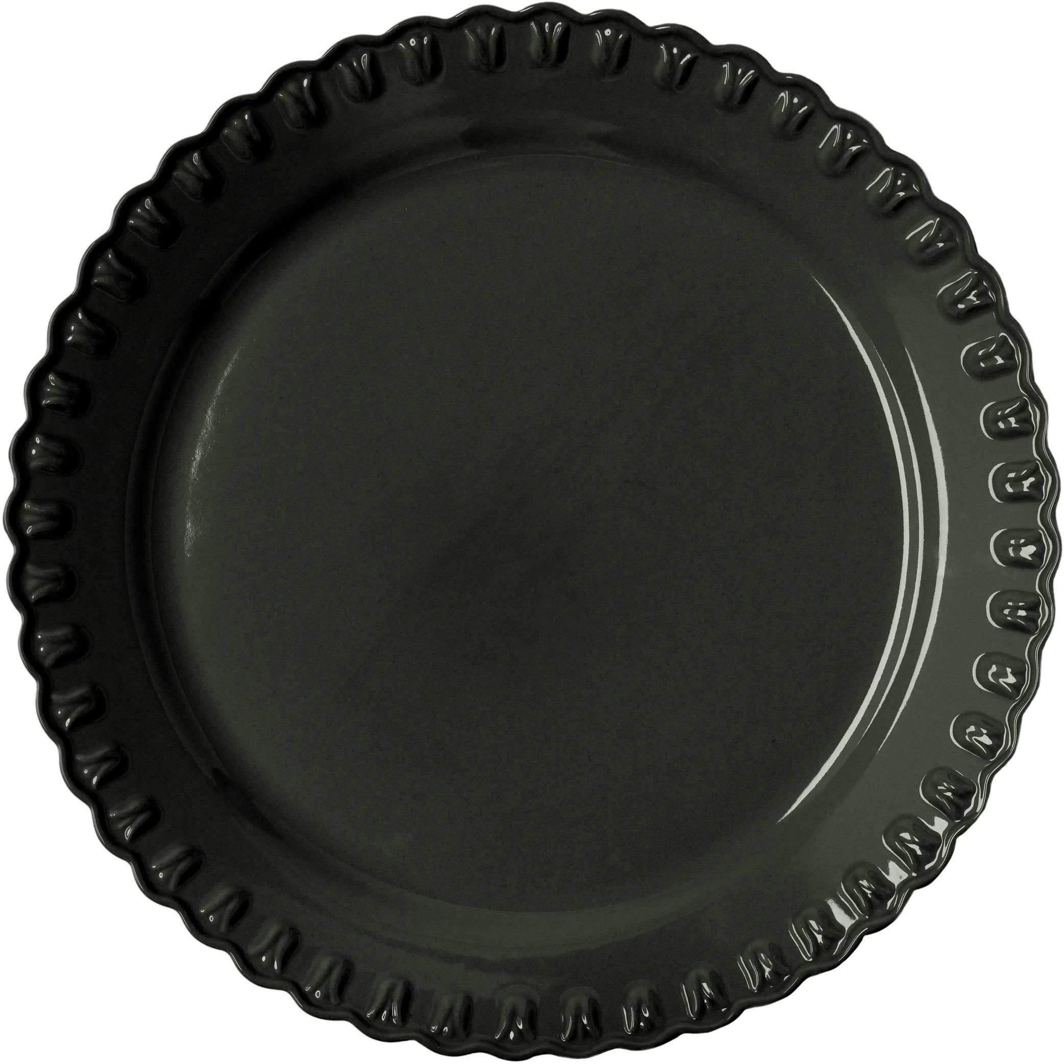 Potteryjo Tulipa Fat 37 Cm - Uppl&auml;ggningsfat Stengods Almost Black