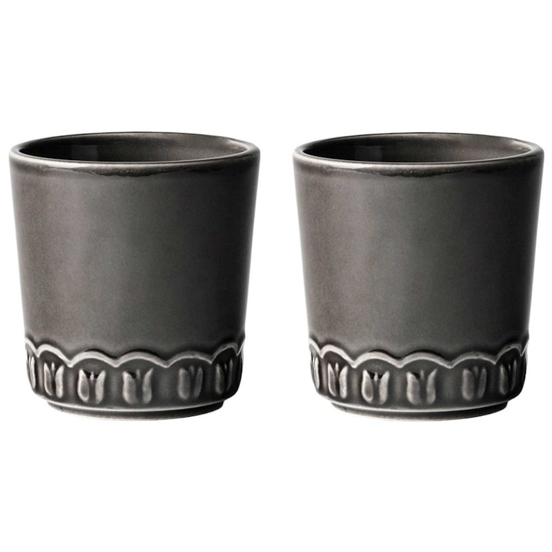 Tulipa Kopp 20 cl 2-pack, Almost Black