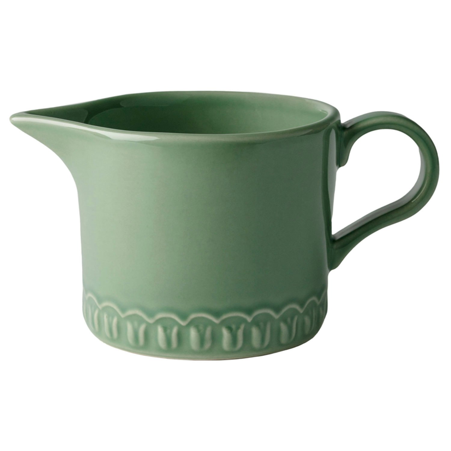 Potteryjo Tulipa Mj&ouml;lkkanna 60 Cl - Mj&ouml;lkkannor Stengods Verona Green