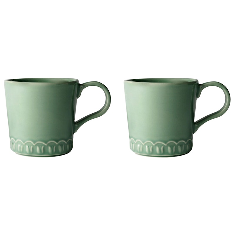 Tulipa Mugg 40 cl 2-pack, Verona Green