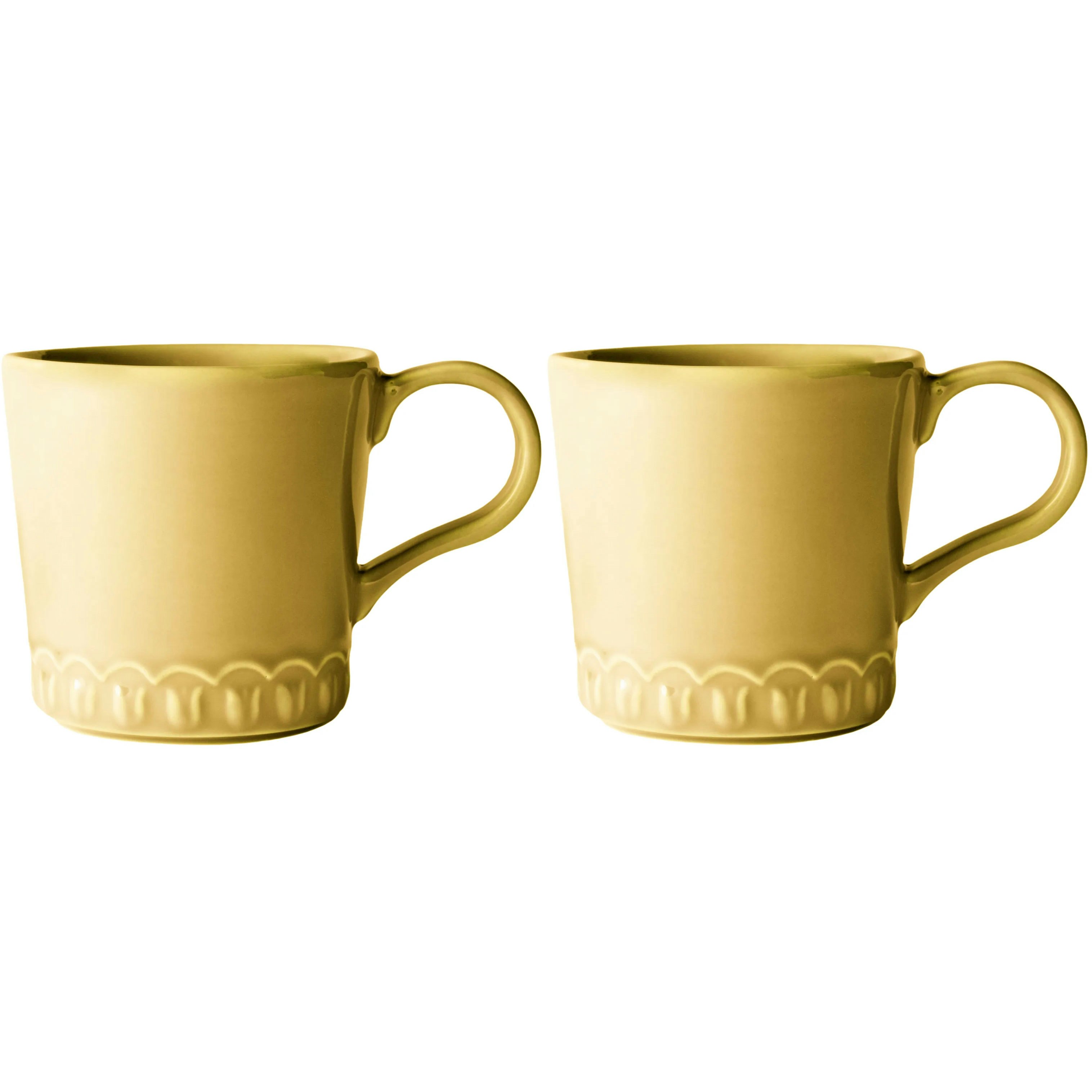 Potteryjo Tulipa Mugg 40 Cl 2-pack - Kaffekoppar Stengods Pale Moon