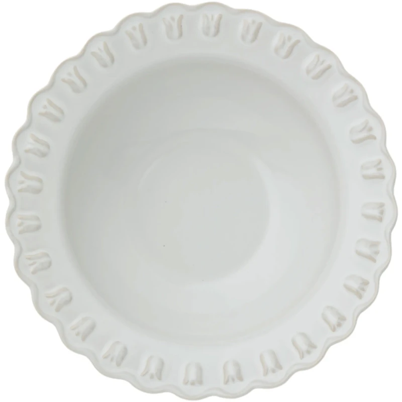 Tulipa Serveringsskål 30 cm, Vit