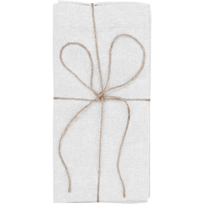 Elin Servett 45x45 cm 2-pack Chambray, Silver / Beige