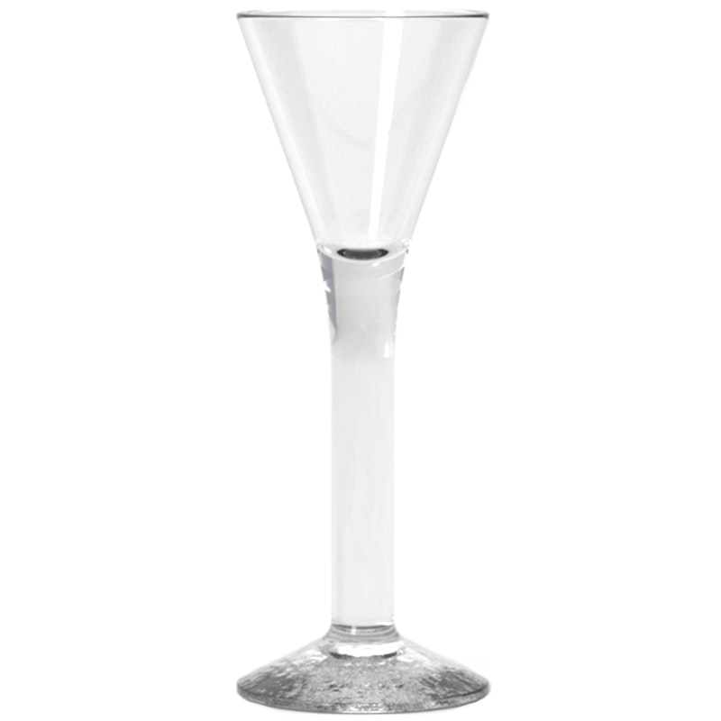 Antik Snapsglas 4 cl, Klar