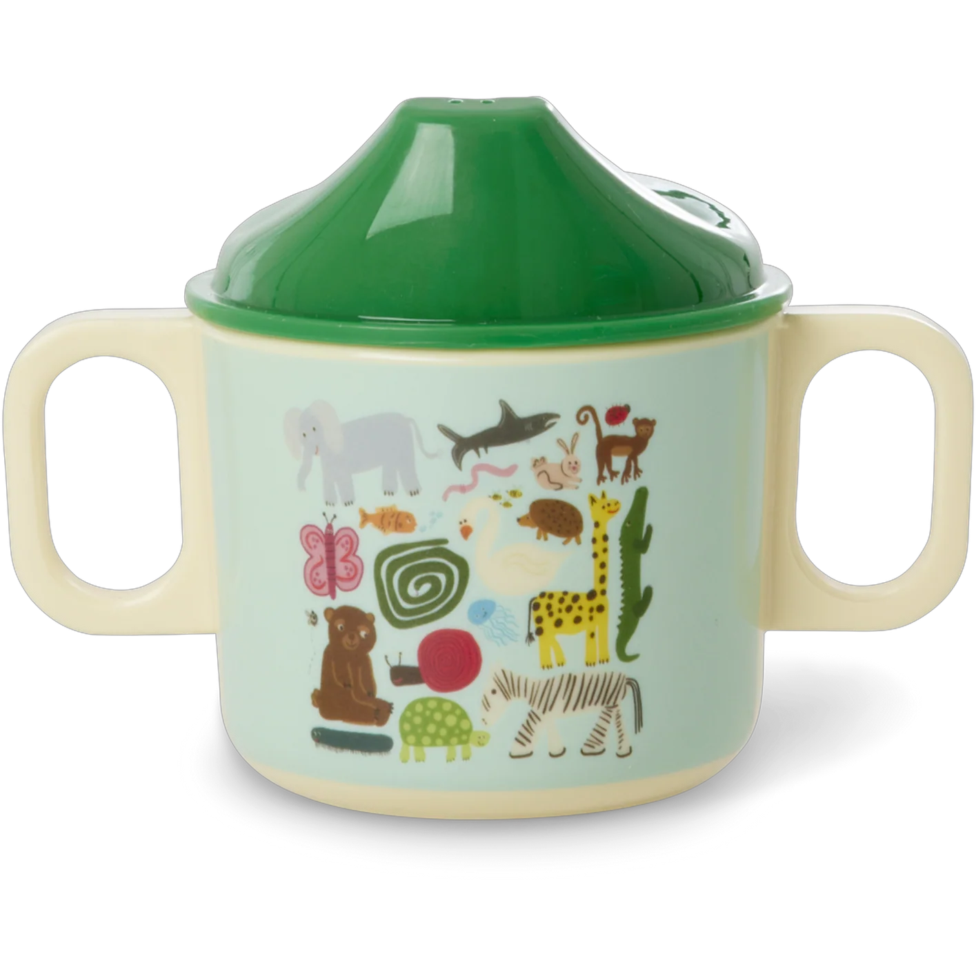 Rice Barnmugg 25 Cl Mint Wildlife - Barnmuggar Melamin