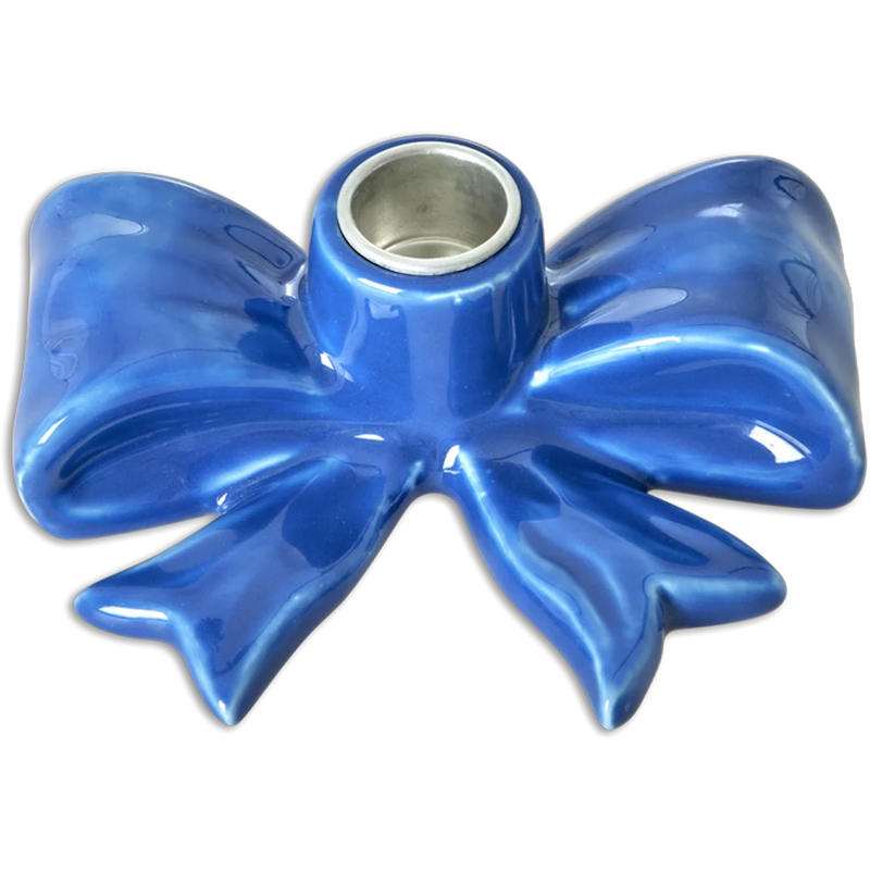 Bow Ljusstake Blå