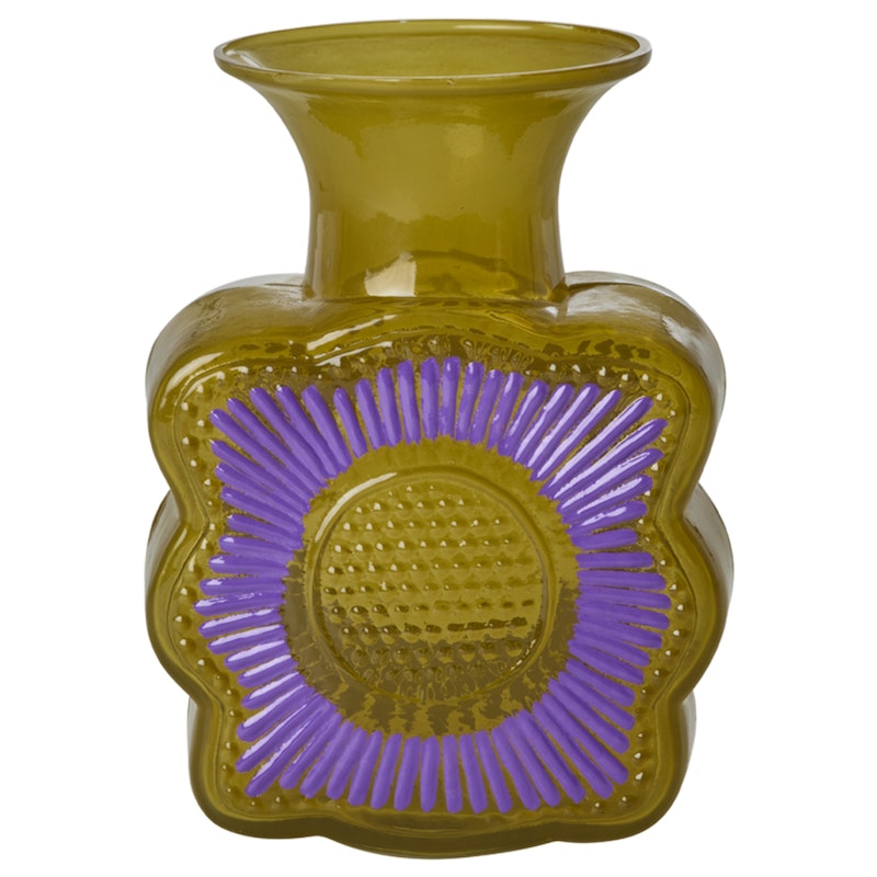 Glasvas 20 cm, Curry