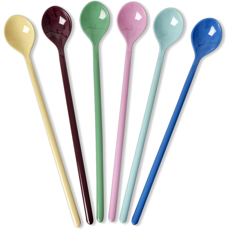 Caffelatte-Sked Melamin 6-pack, Show Your True Colors