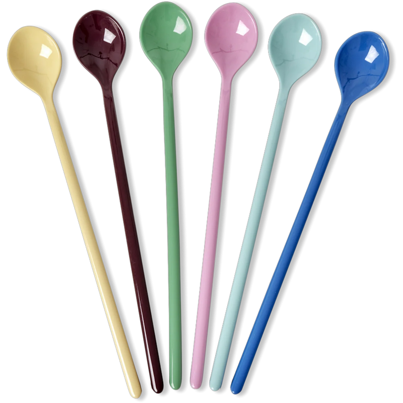 Caffelatte-Sked Melamin 6-pack, Show Your True Colors
