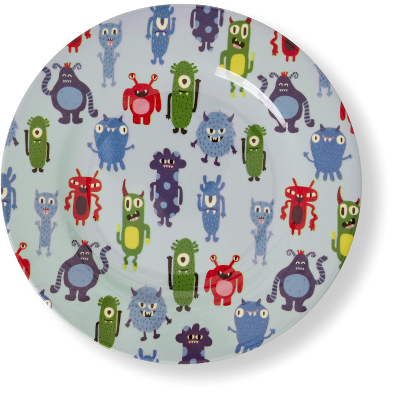 Melamintallrik 20 cm, Monsters