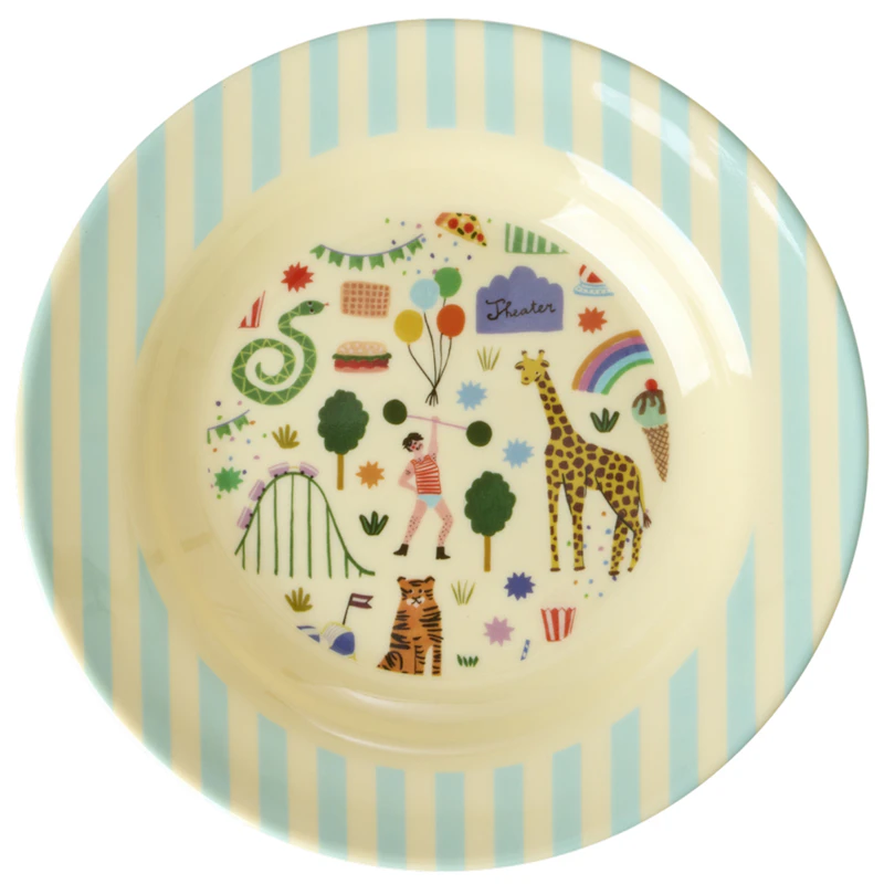 Melaminskål 20 cm, Mint Fun Fair