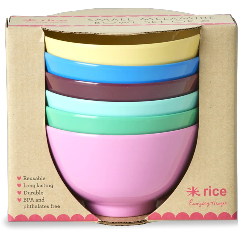 Melaminskål 30 cl 6-pack, Show Your True Colors