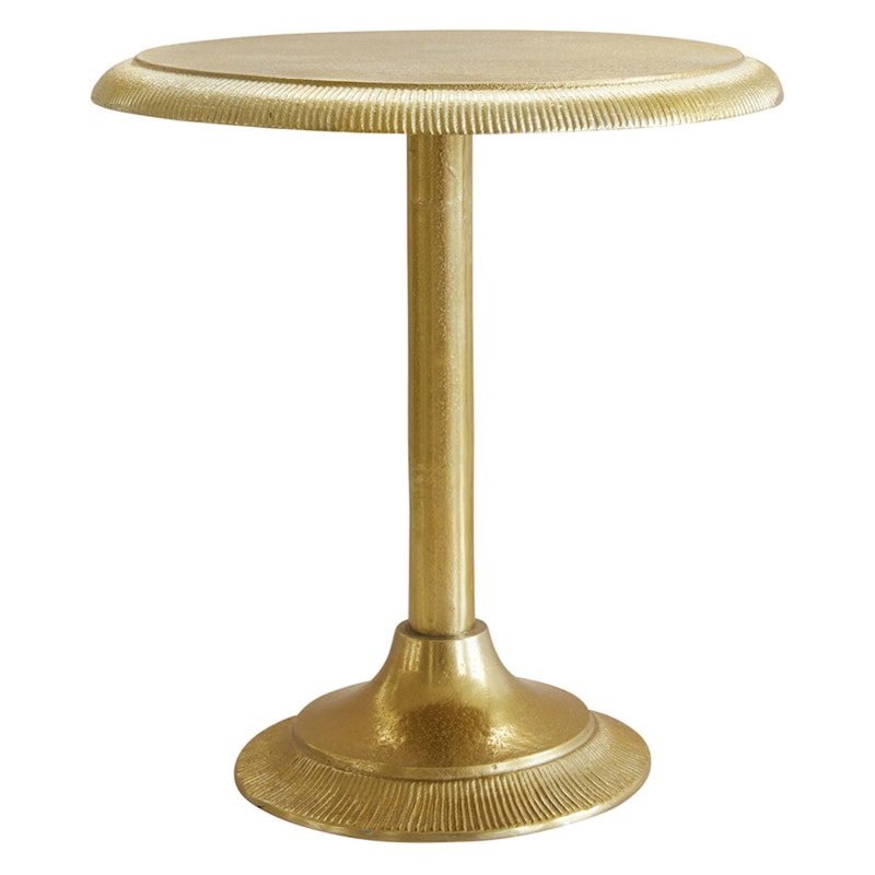 Runt Sidobord Guld, 41 cm