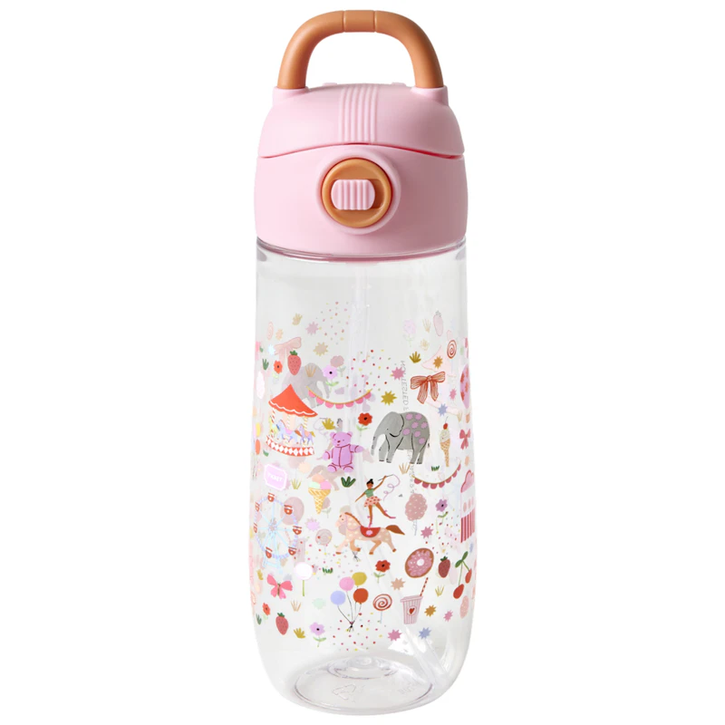 Vattenflaska 55 cl, Pink Fun Fair