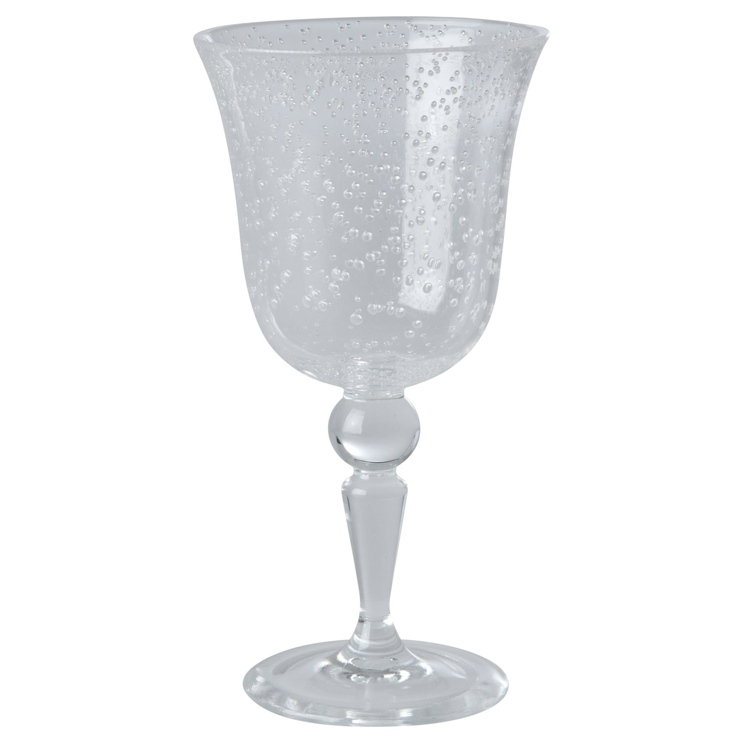 Rice Vinglas Bubble Clear - Vinglas Akryl Klar