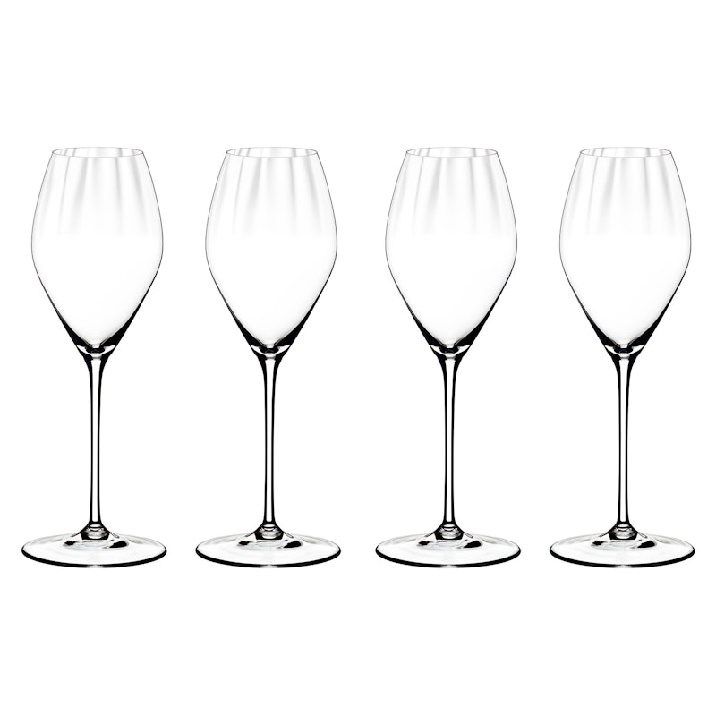 Performance Champagneglas, 4-pack