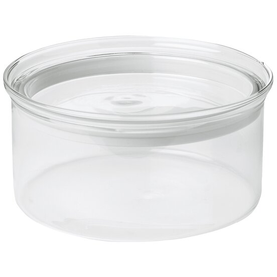 Rig-tig Store-it Förvaringsburk 0,8l - Förvaringsburkar & lock Borosilikatglas Ljusgrå